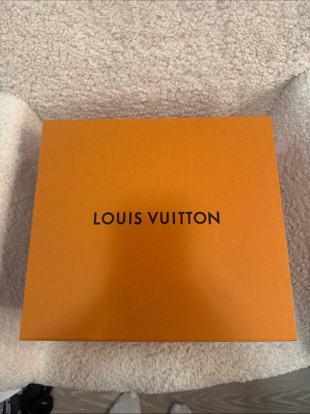 Louis Vuitton Orange Presentation Box. Authentic